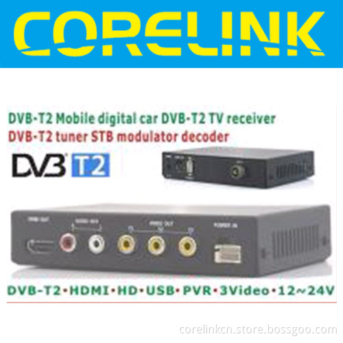 Car Mobile DVB-T2 Receiver (CT2002)